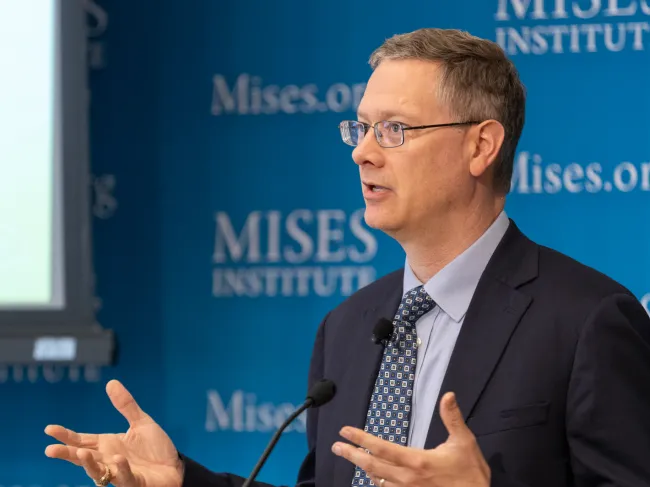 Tim Terrell at Mises University 2024